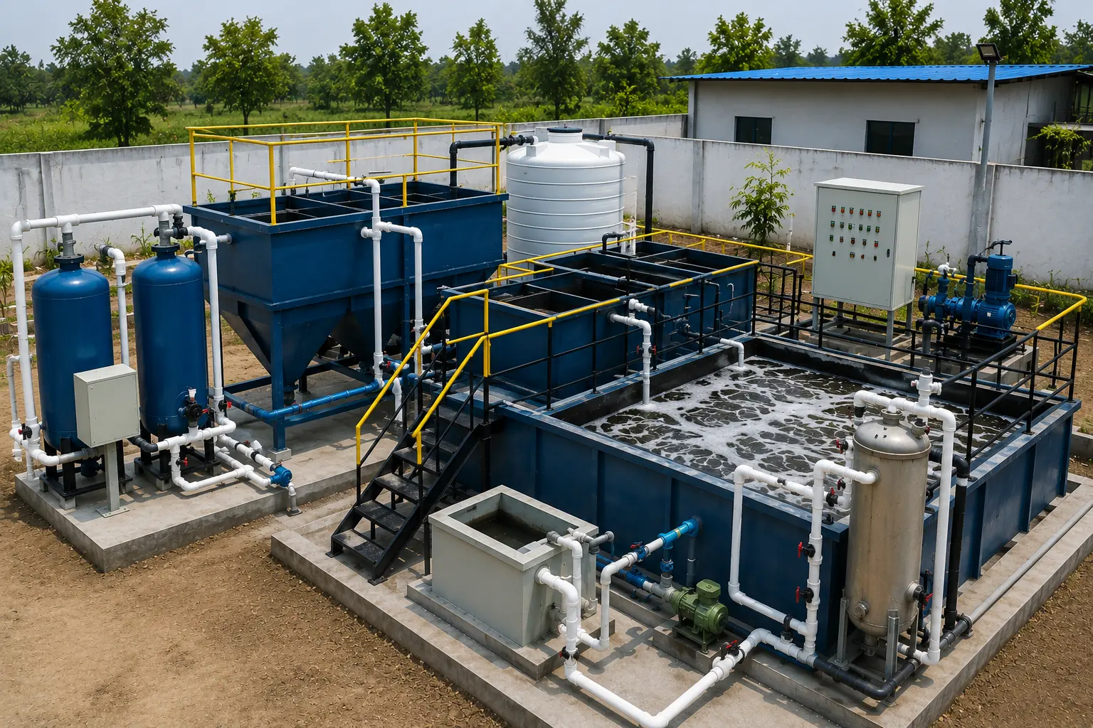 MBBR ETP plant